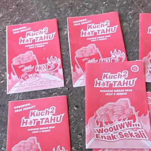 (100PCS)BUNGKUS TAHU/KERTAS TAHU/WADAH TAHU GORENG 18X12CM
