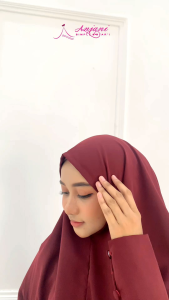 Arafah Set Syari Gamis Syari Set Jilbab Plus Cadar Bandana by Anjani Official