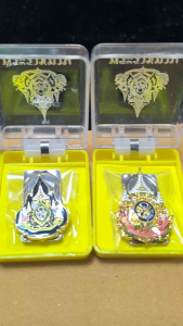 เข็มคู่ ร 10 เข็ม 72 พรรษา เข็มคัดคุณภาพอย่างสวย คมชัด (พร้อมกล่อง) เข็มกลัด เข็มหมุด แม่เหล็ก