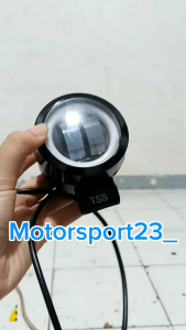 Lampu sorot daymaker 2 mata kotak Lampu tembak sorot variasi 2 led kotak daymaker Lampu LED Tembak Sorot X2 Kotak Bulat 20 Watt 4D Mobil Motor Daymaker 20Watt 20W Cutoff