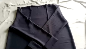 Cardigan Long Muslimah Megaleri: Baju Luaran Muslimah Bahan Crinckle Airflow