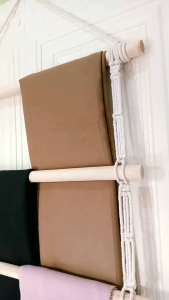 Lader Hanger 4 Susun / Gantungan Hijab Kayu Baju Aesthetic Mukena Sajadah Mukena