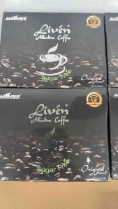 LIVEN Alkaline Coffee Sugar Free - Arabica Coffee Beans (20 Sachets) - Weight Management Appetite Suppressant