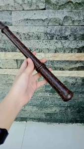 Tongkat komando kayu liwung hitam 35cm R158