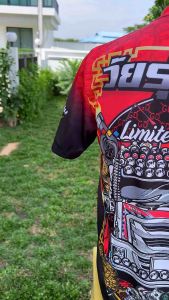 💥 เสื้อยึด วัยรุ่นทำกิน แขนสั้น💥พิมพ์ลายทั้งตัว ผลิตจากผ้าไมโครสปอร์ต ชนิดพิเศษ ใส่ได้ทั้งชายและหญิง ขายดี