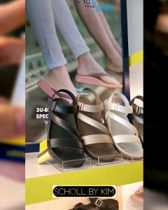 Scholl Mela รองเท้า สกอลล์รุ่น เมล่า แบบรัดส้น สำหรับสุภาพสตรี