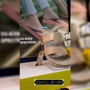 Scholl Elena Solf Tan รองเท้าสกอลล์สําหรับผู้หญิง รุ่น เอเลน่า สีแทน/สีงา