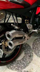 KNALPOT AKRAPOVIC CABANG VIXION/GSX/CBR150R/CB150R/R15/SONIC/BISON/NS200/TIGER/NMAX/FU/MEGAPRO/DLL