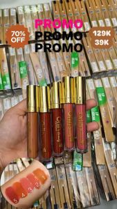 Lipcream Orlin Beauty Lipstick Make Up Formula Long Lasting Tahan Lama Waterproof UV Filter BPOM