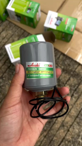 ออโตปั้มถัง มิตซู เพรสเชอร์สวิทซ์ สวิทช์ควบคุมแรงดัน เกลียวนอก 1/4 2หุน ( Pressure Switch - สวิทช์แรงดัน ) Mistubishi มีให้เลือกใช้หลายขนาด แบรนด์ Asaki ช่างนิยมใช้ ราคาต่อ 1ตัว