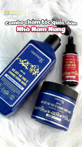 Combo Gội Xả Nam Nng Thảo Dược Bồ Kết Hà Thủ Ô (Gội 500gr + Xả 200ml)