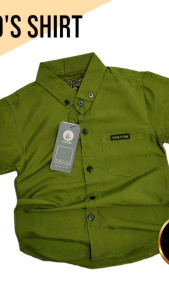 TERMURAH Kemeja Anak Laki-Laki Lengan Pendek Polos