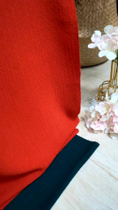 Premium Cey Jacquard Soft Hi-Quality Ironless Kain Pasang Ela Sejuk Murah Stretchy Bidang 58/60 Inch Price For 0.5m Ana