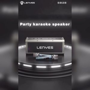 S828 - Speaker LENYES S-828 120W Portable KTV Wireless Speaker + Microphone Karaoke Bluetooth 5.0 Heavy Bass TWS