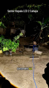 senter kepala LED ZXT 1832-3 100W – Sensor Gerak & Laser Point | Cocok untuk Outdoor & Tambang