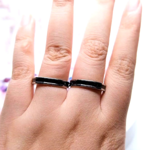 [GRATIS CETAK NAMA] Cincin Couple Titanium Anti Karat M116 | Cincin Pasangan | Cincin Hadiah | Cincin Lamaran | Cincin Tunangan | Aksesoris Pria Wanita