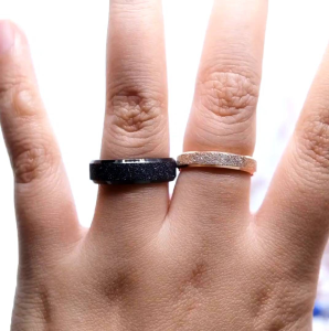 [GRATIS CETAK NAMA] Cincin Couple Titanium Anti Karat R03 | Cincin Pasangan | Cincin Hadiah | Cincin Lamaran | Cincin Tunangan | Aksesoris Pria Wanita