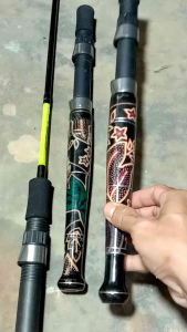 Gagang Joran Pancing Motip Batik Murah Dan Keren Siap Pakai Panjang 38 cm