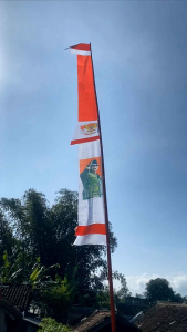 Bendera Umbul Umbul Bandir Merah Putih Soekarno Panjang 3 Meter