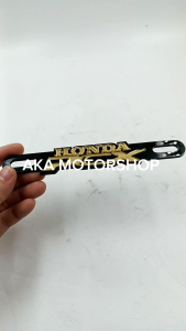 HONDA PCX PLATE NUMBER EMBLEM BADGE GLOSSY GOLD-COLOR FOR MOTORCYCLE