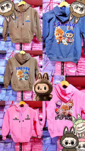 Jaket Hoodie Zipper Resleting Anak Terbaru LABUBU SKATER Dari Usia 2-3-4-5-6-7-8-9-10-11-12-13-Tahun