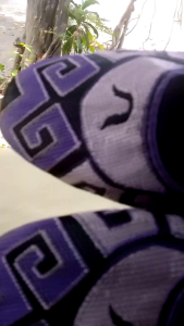 sepatu flat wanita bordir etnik kasual