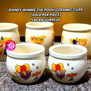 DISNEY WINNIE THE POOH CERAMIC CUP • SOLD PER PIECE • JAPAN SURPLUS