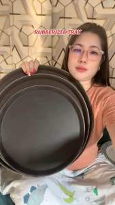 rubberized service tray heavy duty