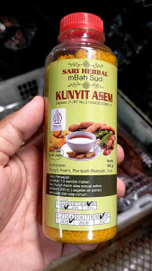 Wedang instan - wedang kunyit asem - jamu praktis - tinggal seduh - khas Jogja
