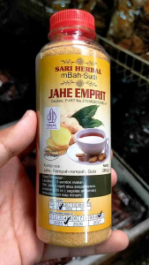 Wedang instan - jahe emprit - wedang jahe - cara baru minum jamu - minuman herbal alami - oleh-oleh Jogja