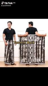 Sarung Dewasa Pria dan Wanita Batik Cap Motif Abstrak