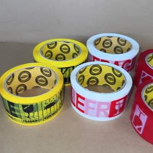 Fragile Tape (Assorted Size)White&Red Backing (any brand)