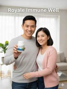 Royale Immune Well 30 Capsules - Bakers Yeast Beta Glucan - Well Being Multivitamin - Dietary Supplement - FDA Approved - 100% Original Product - Immunity Booster