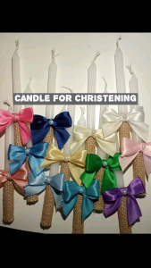 Baptism Candle / Christening Candle