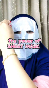 BIOAQUA Plum Hyaluronic Acid Mask – Masker Wajah Pelembap & Anti Kerutan