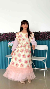 Blush Pink Syahira Labella Gamis Anak Pesta Cantik 5-10 Tahun