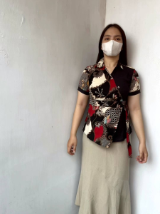 Kemeja Batik Bahan Katun Stretch Melar Premium Baju Atasan Wanita Formal Blus Batik Kekinian