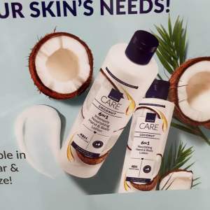 Avon Care Coconut 6 in 1 Intensely Nourishing Hand & Body Lotion 400ml and 200ml.