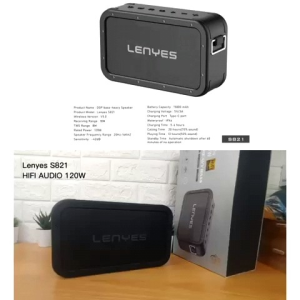 LENYES S821 120W ROYAL BASS SPEAKER Wireless Bluetooth 5.0 DSP SUPER POWER ORIGINAL