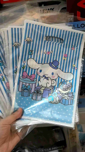 10 pcs Sanrio Cinnamoroll Loot Bag Party Favor Souvenir Giveaway Giveaways Candy Biscuit Plastic Gift Bag