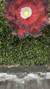 Bunga Peony Giant Flower: Bunga Hiasan Kain Organdi Model Dekorasi Pelaminan