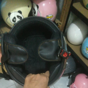 Helm Polos C5 SNI Pria & Wanita Full Leher