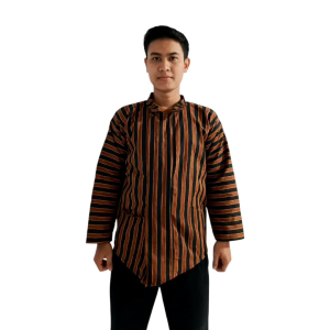 Baju Surjan Dewasa Pria Lengan Panjang / Baju Adat Pria Dewasa / Baju Lurik Dewasa Pria