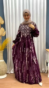 GAMIS RAYON TWILL MALAMAN || GAMIS MUSLIMAH || BAJU KURUNG || FASHION MUSLIM GAMIS TREN 2024