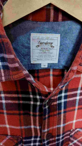 Kemeja Flanel Gembony Original Second Size M