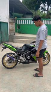 KNALPOT RACING KOBRA FULL BLUE ORIGINAL WIN SPEED PERFOMANCE