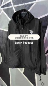 YS Jaket Olahraga Pria Bahan Parasut Sport Running Jacket Windbreaker