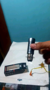 Lampu Utama Laser H6 Bebek Matik Putihkuning: Lampu Depan Laser 2 Warna Putihkuning