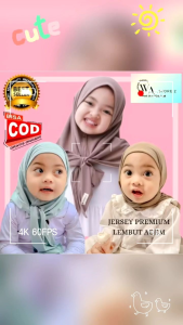 HIJAB INSTAN ANAK MODEL SEGITIGA 0 6 bulan 1 2 3 tahun kerudung anak terbaru dan terlaris JILBAB ANAK SEGITIGA INSTAN