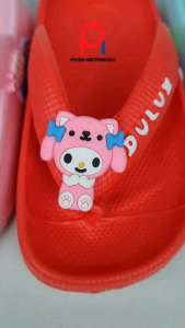 Sandal Jepit Anak Model Sanrio Kuromi Cinnamoroll My Melody Lucu Imut DULUX 524E Sanrio
